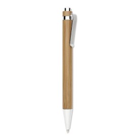Sumatra balpen - bamboe - blauwe inkt - metalen details