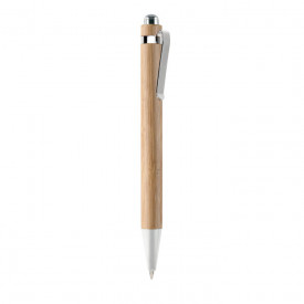 Pen van bamboe met glimmende delen-Hout-Zonder opdruk
