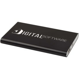 Pep type-C powerbank van 4000 mAh van gerecycled aluminium -Titanium