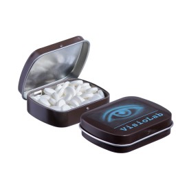 Pepermunt - 23 gram - 26 kleuren - scharnierblik-Bruin