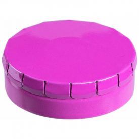 Pepermunt super mini clic clac blikje-Fuchsia