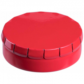 Pepermunt super mini clic clac blikje-Rood