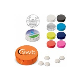 Pepermuntdoos Ø 45 mm - 12 gram - clic clac
