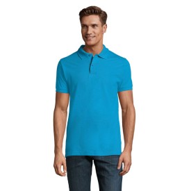 Perfect men pERFECT-heren polo-180g-Aqua