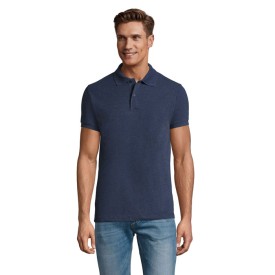 Perfect men pERFECT-heren polo-180g-Heather denim