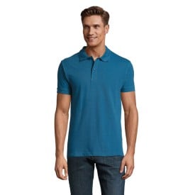 Perfect men pERFECT-heren polo-180g-Sport grey/black