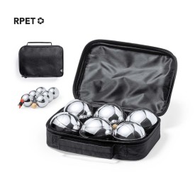 Petanque boliche Jeu de boules spel - metalen ballen - meetsnoer - verpakt in zwarte koffer