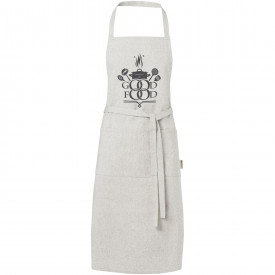 Pheebs 200 g/m² recycled cotton apron-Heather grijs