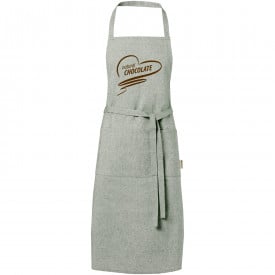 Pheebs 200 g/m² recycled cotton apron-Heather groen
