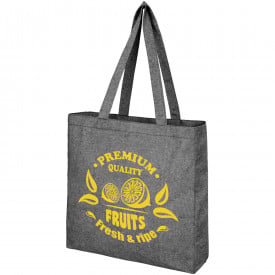 Pheebs shopper - recycled textiel en polyester - 210g/m² - 38 x 41 x 8,5 cm - lange hengsels