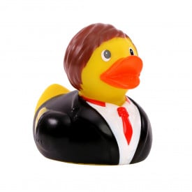 Piepende eendenbruidegom