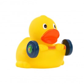 Piepende eendengewichtlifter