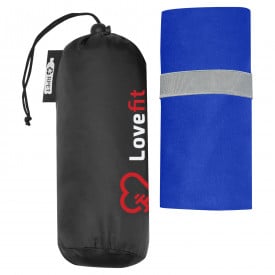 Pieter ultra lichtgewicht en sneldrogende handdoek van gerecycled PET-Process blauw