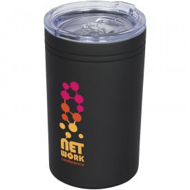 Pika thermosbeker 330 ml - RVS - transparante deksel - schuifsluiting