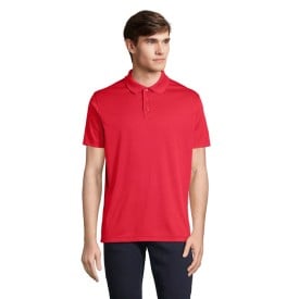 PITCHER UNISEX POLO-Rood