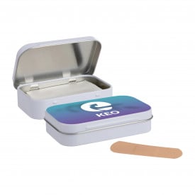 Plasters in tin-Wit
