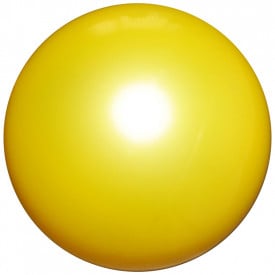 Plastic Bal 22cm-Parelgeel, #ecd923-1 kleur