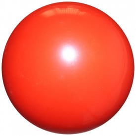 Plastic Bal 22cm-Parelrood, #ff512f-1 kleur