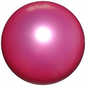 Plastic Bal 22cm-Parelviolet, #cc508f-1 kleur