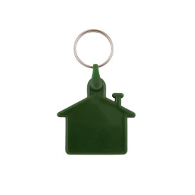 Huis sleutelhanger - kunststof - 4.5 cm
