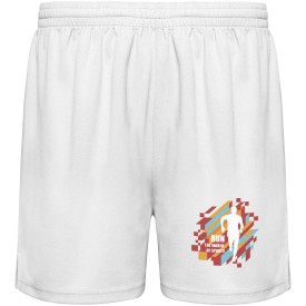 Player unisex sportshort-Wit