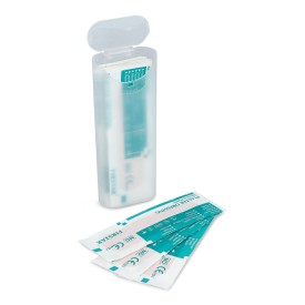Pleistersdoosje met 10 PE-pleisters (70 × 18 mm)-Wit