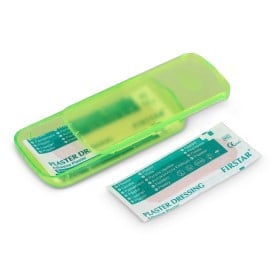 Pleistersdoosje met 5 PE-pleisters (56 × 18 mm)-Lichtgroen