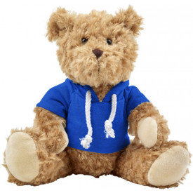 Pluche knuffelbeer met hoodie-Blauw