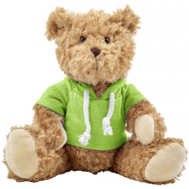 Pluche knuffelbeer met hoodie-Groen