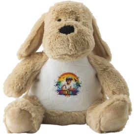 Pluche knuffelhond Hailey