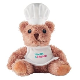 Pluche teddybeer chef-kok