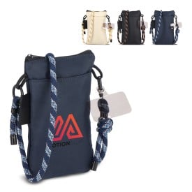 Pocket Everyday Essentials pouch 11,3x18,2x1 cm - rPET - met paracord draagkoord