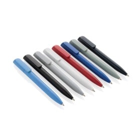 Pocketpal mini balpen - gerecycled kunststof - blauwe inkt - draaimechanisme