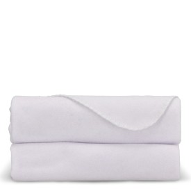 Polar fleece deken OEKO-TEX® sublimatie 130 x 170 cm 290 g/m²-Wit