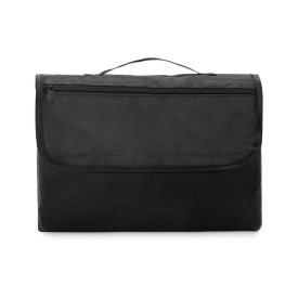 Polar fleece picknickdeken-Zwart
