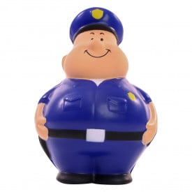 Bert® anti stress figuur - politieagent - 10 cm