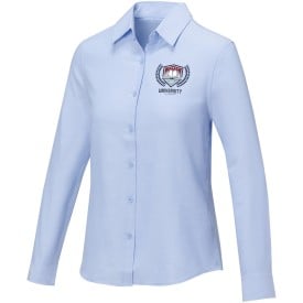 Pollux dames blouse met lange mouwen -Lichtblauw
