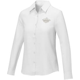 Pollux dames blouse met lange mouwen -Wit
