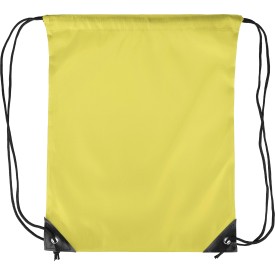 Polyester (210D) trekkoord rugtas Isolde-Geel