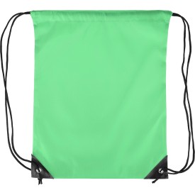 Polyester (210D) trekkoord rugtas Isolde-Lichtgroen