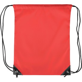 Polyester (210D) trekkoord rugtas Isolde-Rood