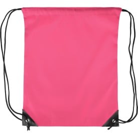 Polyester (210D) trekkoord rugtas Isolde-Roze