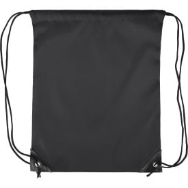 Polyester (210D) trekkoord rugtas Isolde-Zwart