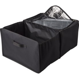 Opvouwbare auto organizer - polyester 600D - 2 compartimenten - koeltas met ritssluiting