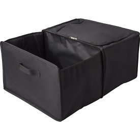 Opvouwbare auto organizer - polyester 600D - 2 compartimenten - koeltas met ritssluiting