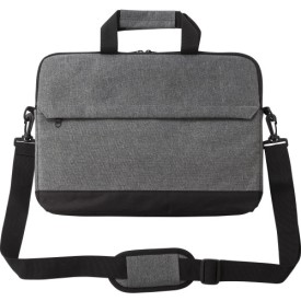 Polyester (600D) laptophoes Seraphina-Grijs