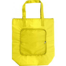 Polyester opvouwbare koeltas-Geel