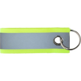 Aliyah sleutelhanger - polyester - 8.5 cm - reflecterend