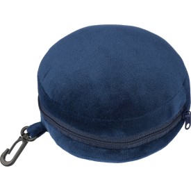 Polyester reiskussen Leontine-Blauw