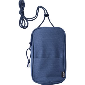 Polyester rPET (600D) kruisschoudertas Gracelyn-Blauw